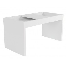 Table Basse Rectangle 68 cm Blanche