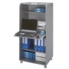 Armoire Informatique Mobile Alu 2 Tiroirs 