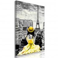 Tableau  Paris Colour (1 Part) Vertical Yellow