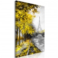 Tableau  Paris Channel (1 Part) Vertical Yellow