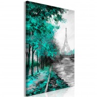 Tableau  Paris Channel (1 Part) Vertical Green