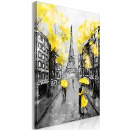 Tableau  Paris RendezVous (1 Part) Vertical Yellow
