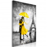 Tableau  Paris Fog (1 Part) Vertical Yellow