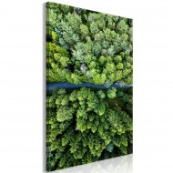 Tableau  Road Through Forest (1 Part) Vertical