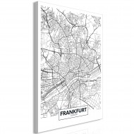 Tableau  Map of Frankfurt (1 Part) Vertical