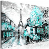 Tableau  Colourful RendezVous (1 Part) Wide Turquoise