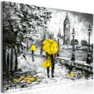 Tableau  Walk in London (1 Part) Wide Yellow