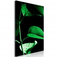 Tableau  Plant in Black (1 Part) Vertical