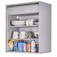 Meuble Haut de Cuisine Alu 60 cm H 72 cm Alu