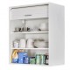 Meuble de Cuisine Blanc Largeur 60 cm Hauteur 72 cm