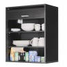 Meuble de Cuisine Noir Largeur 60 cm Hauteur 72 cm