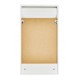 Meuble de Cuisine Blanc Largeur 40 cm Hauteur 72 cm