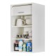 Meuble de Cuisine Blanc Largeur 40 cm Hauteur 72 cm