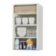 Meuble Cuisine Blanc Bicolore Largeur 40 cm Hauteur 72 cm