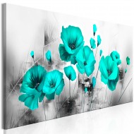 Tableau  Turquoise Meadow (1 Part) Narrow