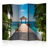 Paravent 5 volets  Hawaiian dream II [Room Dividers]