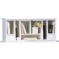 Surmeuble pour bonheur du jour style anglais blanc 40151