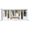 Surmeuble pour bonheur du jour style anglais blanc 40151