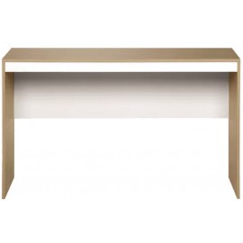 Bureau Chêne et Blanc L 130 H 77.4 P 52.5 cm