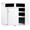 Comptoir d'Acceuil 2 Portes 135 cm Noir