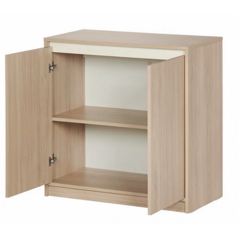 Armoire Basse 2 Portes Chêne Beaux Meubles Pas Chers