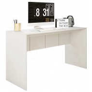 Bureau Blanc Mat 136 cm