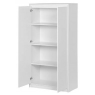 Armoire Haute 2 Portes Blanche