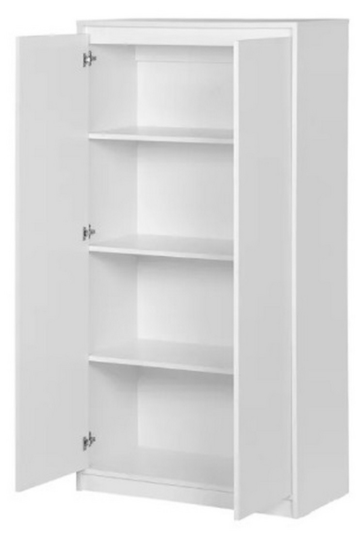 Armoire Haute 2 Portes Blanche Beaux Meubles Pas Chers