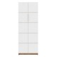 2 Armoires 2 Portes Blanche Haut 180 cm