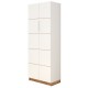 2 Armoires 2 Portes Blanche Haut 180 cm