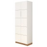 2 Armoires 2 Portes Blanche Haut 180 cm