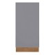 Rayonnage Bas Gris Mat Haut 76 cm