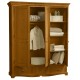 Armoire Penderie Pin Miel 3 Portes 3 T