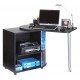 Bureau informatique noir pivotant Top Secret