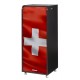 Grand caisson de bureau mobile noir Suisse