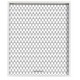 Meuble Cuisine Blanc 60x72 Rideau Imprimé Hexagones Gris