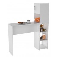 Rangement de Cuisine et Table Blancs