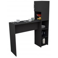 Rangement de Cuisine et Table Noirs