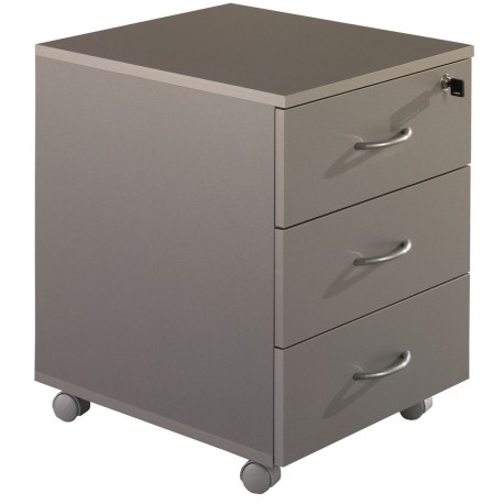 Caisson de Bureau 3 Tiroirs Alu