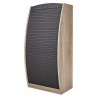 Armoire Informatique Galbée Largeur 80 cm wengé