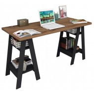 Bureau 2 Tréteaux Châtaignier et Noir
