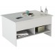 Table Basse Relevable 90 cm Blanche