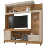 Meuble Living TV 50 Pouces Chêne et Ecru