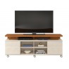 Meuble TV 70 Pouces Maxi Blanc Ecru Miel