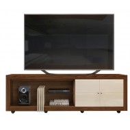 Meuble TV 70 Pouces Maxi Noyer et Ecru