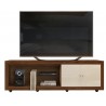 Meuble TV 70 Pouces Maxi Noyer et Ecru