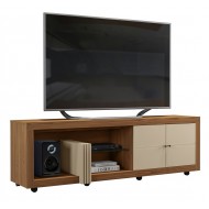 Meuble TV 70 Pouces Maxi Chêne et Taupe