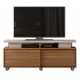 Meuble TV 150 cm 60 Pouces Maxi Chêne et Taupe