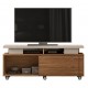 Meuble TV 150 cm 60 Pouces Maxi Chêne et Taupe