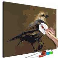 Tableau à peindre par soimême  Bird on Branch